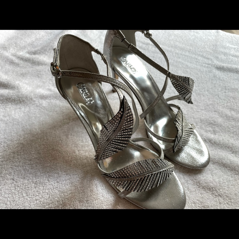 Carlos Santana Frisco Heel in Silver